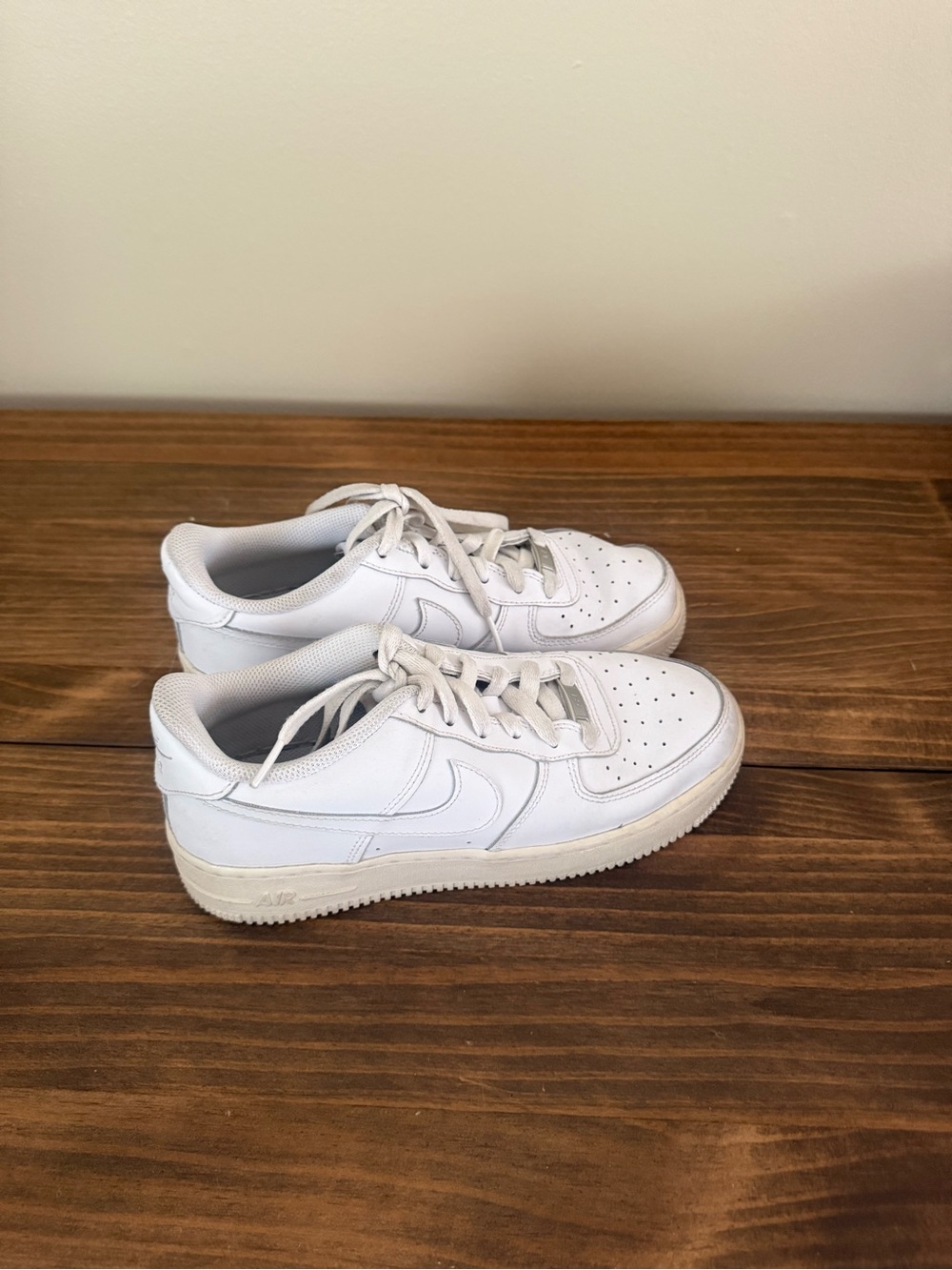 Nike Air Force 1s - Barley Worn